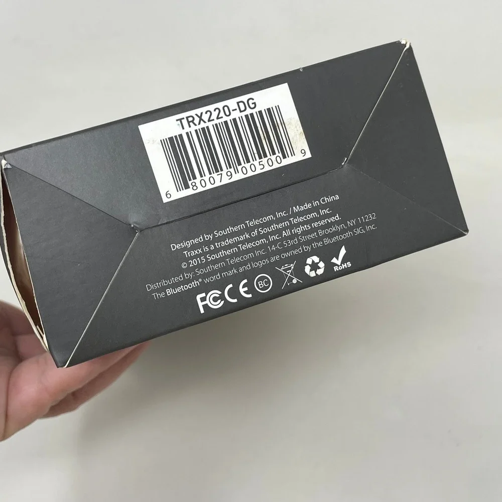 Traxx Wireless Activity Tracker Black Bluetooth Fitness Watch TRX220-DG New